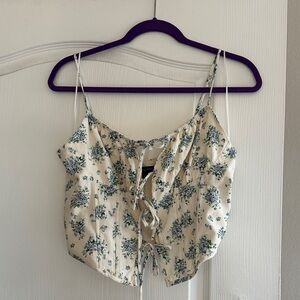 Cotton Candy Cream Floral Camisole